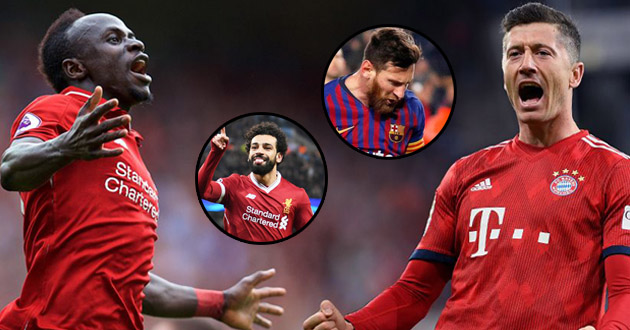 liverpoll bayern minich salah and messi