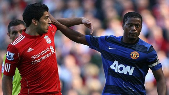 luis suarez patrice evra