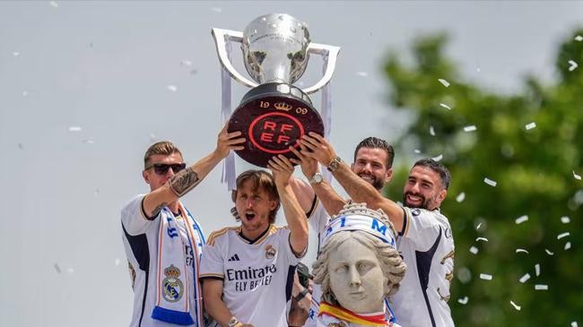 luka modric toni kroos nacho fernandez and dani carvajal
