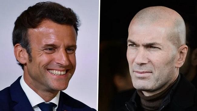 macron and zidane