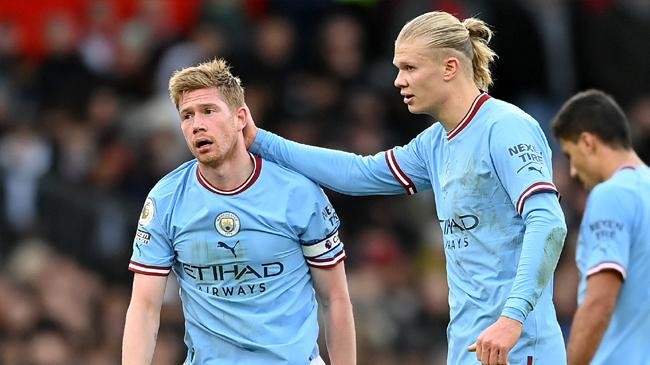 man city haaland and de bruyne