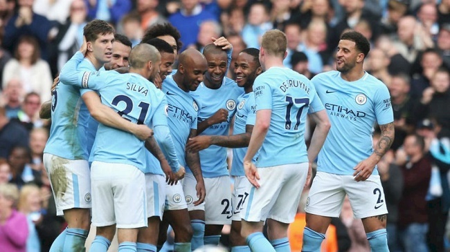 manchester city celebration