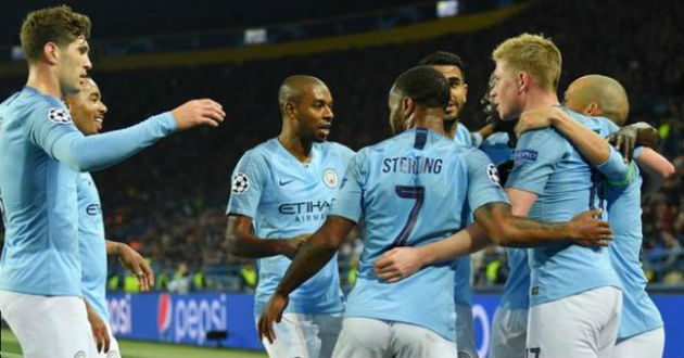 mancity celebrate a goal