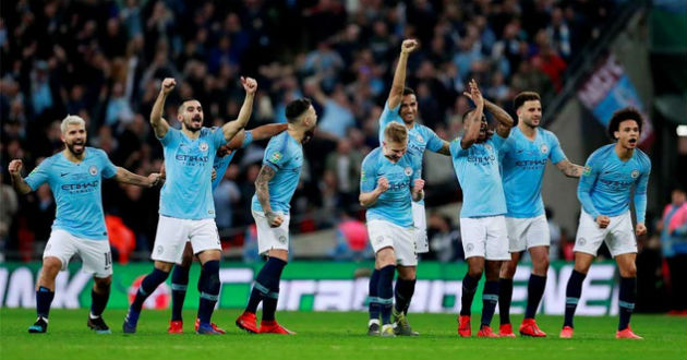 mancity celebrate their championship