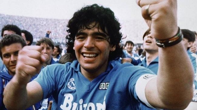 maradona celebrations for napoli