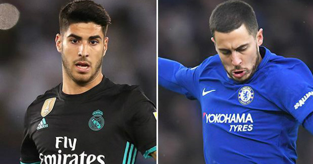 marco asensio eden hazard