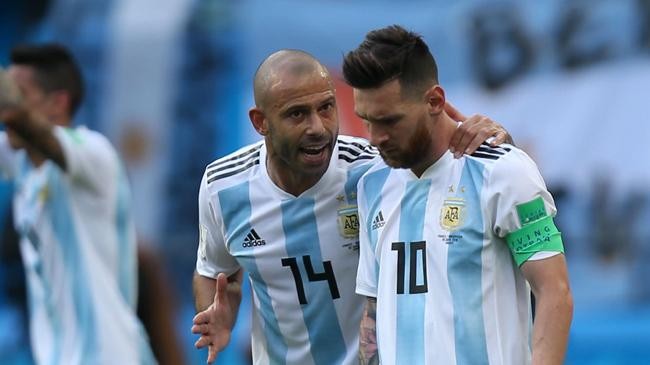 mascherano and messi argentina