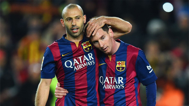 mascherano and messi