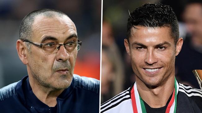 maurizio sarri cristiano ronaldo juventus