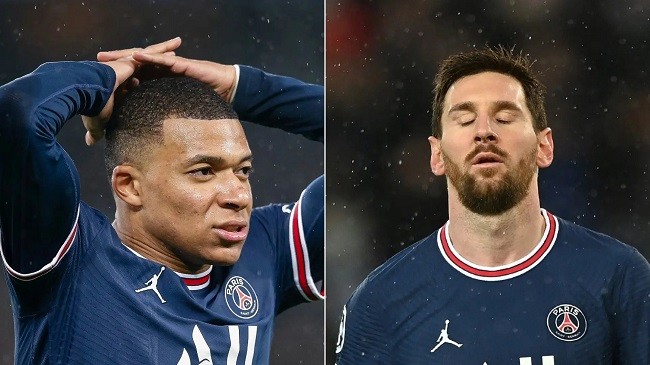 mbappe and messi psg 2023