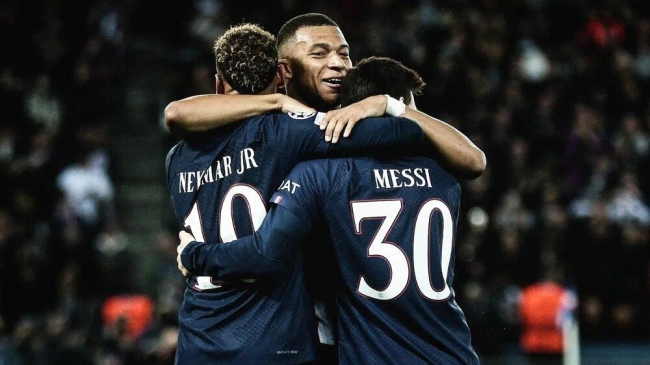 mbappe neymar messi 2022