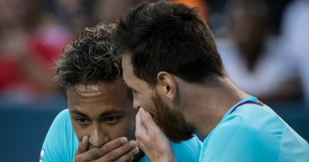 messi adviced neymar to go to man u