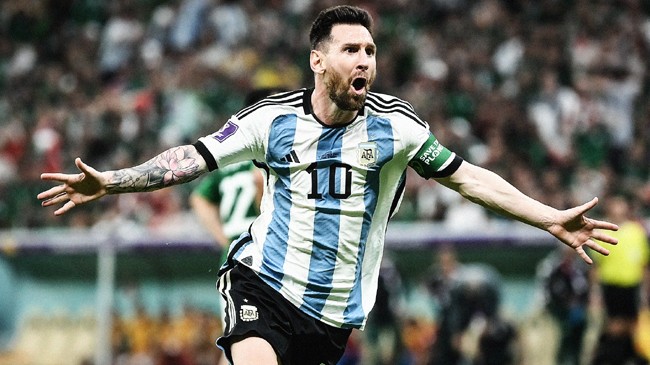 messi after goal 1