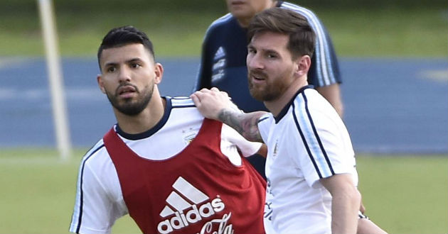 messi aguero argentina