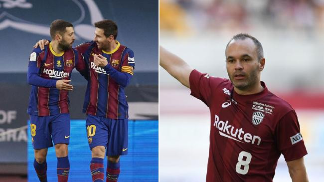 messi alba and iniesta