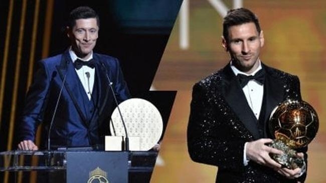 messi and lewandoski balolon dor