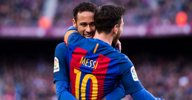 messi and neymar bercelona