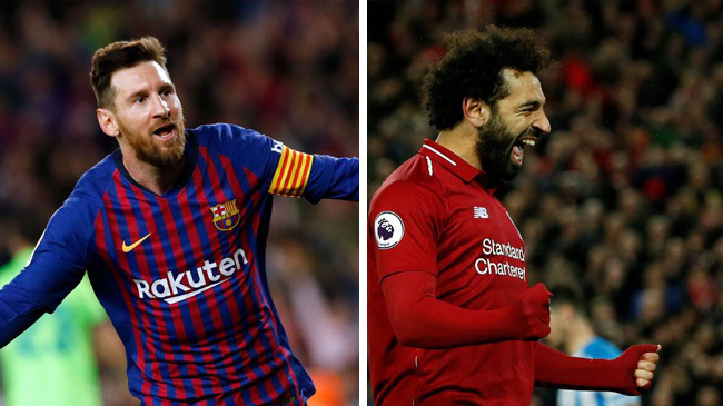 messi and salah