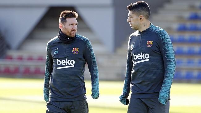 messi and suarez 2019