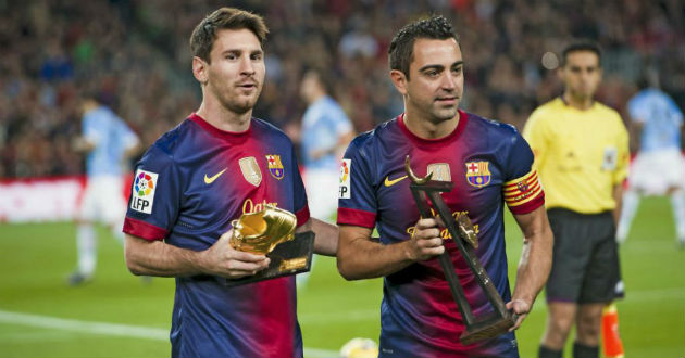 messi and xavi