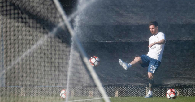 messi argentina practice world cup