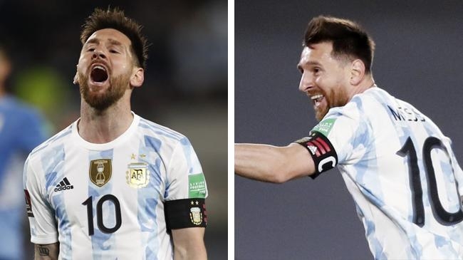 messi argentina uruguay