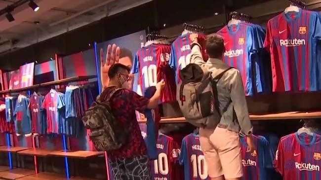 messi barca jersey