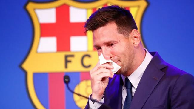 messi barcelona sad 4