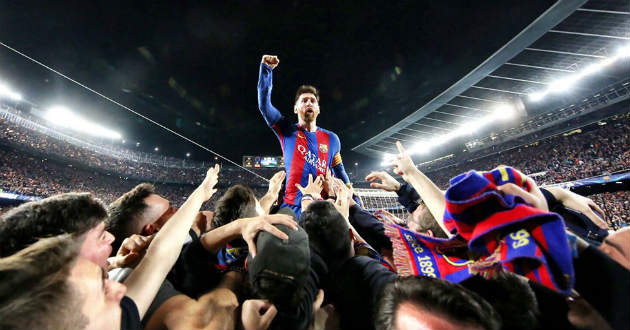 messi goal celebration