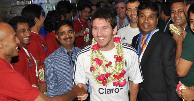 messi in bangladesh