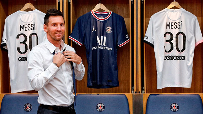 messi in psg