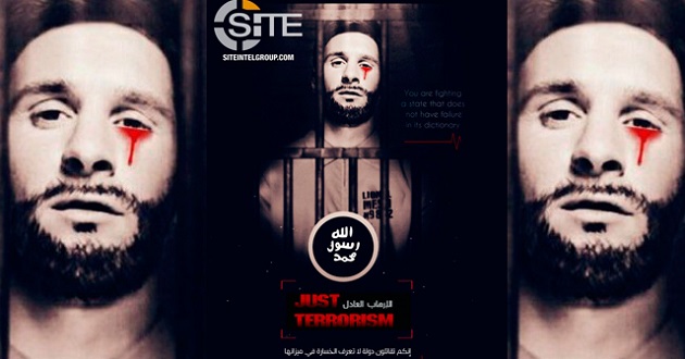 messi isis poster