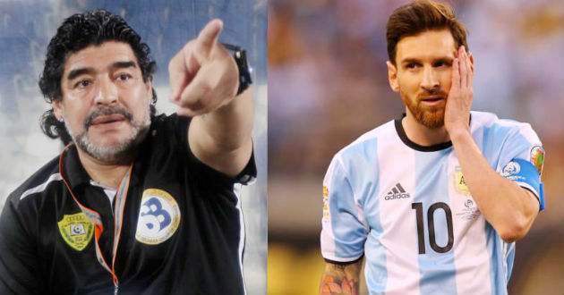 messi maradona