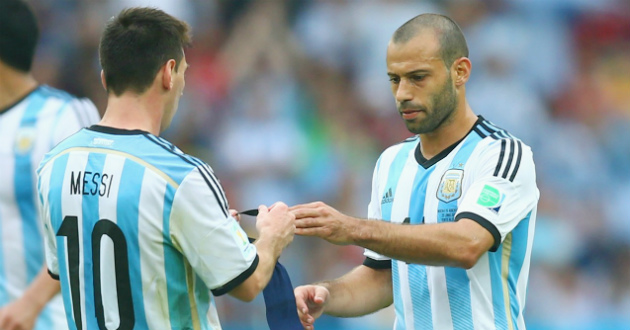 messi mascherano argentina