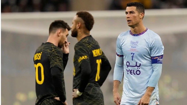 messi neymar and ronaldo