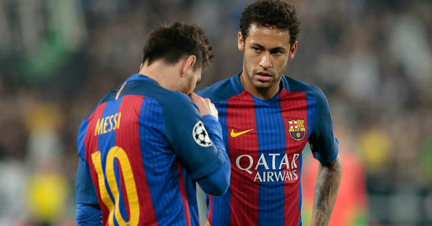 messi neymar barcelona moment