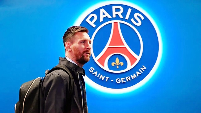 messi psg back