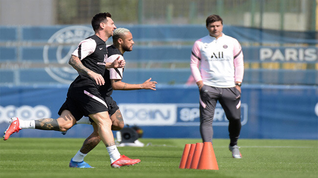 messi psg practice 4