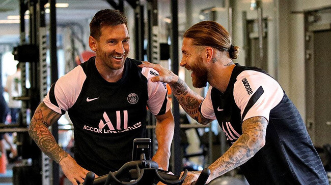 messi psg practice 3
