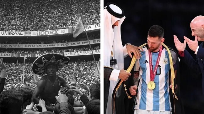 messi s black robe sparks row