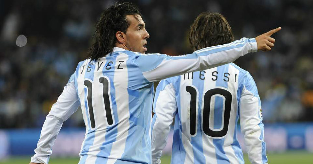 messi tevez