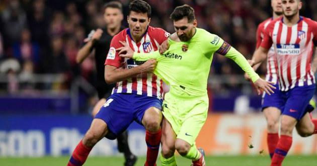 messi vs atletico madrid 1 1 la liga