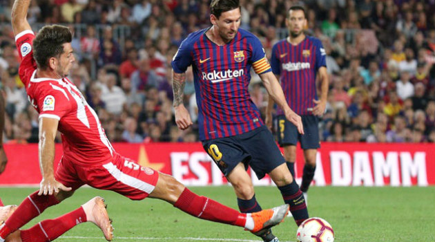 messi vs girona