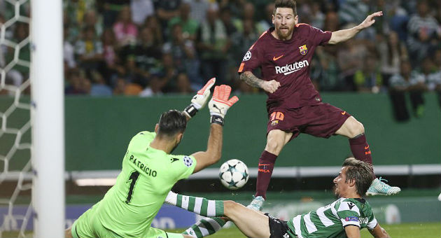 messi vs sporting