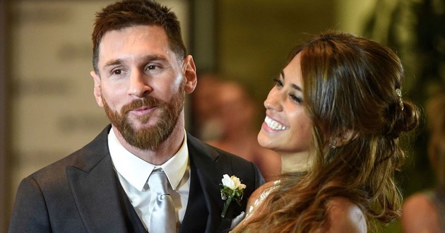 messi wedding antoni