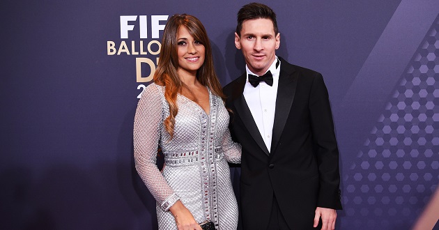 messi wedding photo