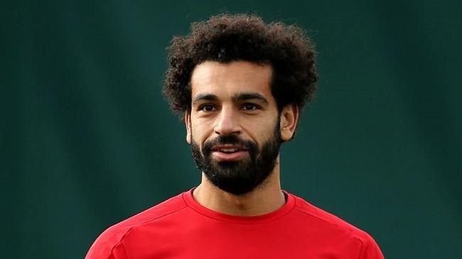 mohamed salah in liverpool training