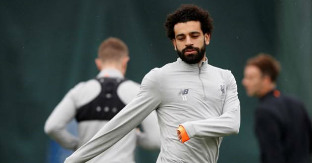 mohamed salah trained ahead of mancity clash