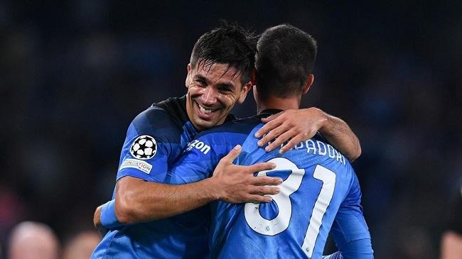 napoli celebrating a goal 2022
