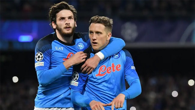 napoli seriaa champions league